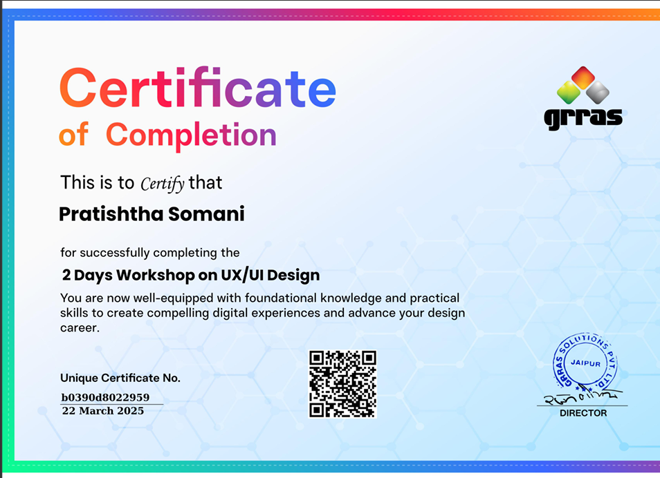 completion Certification